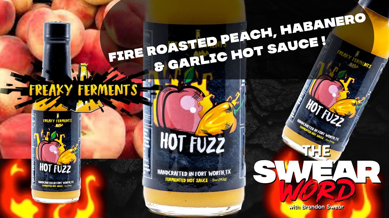 Savory Fire Roasted Peach Hot Sauce!