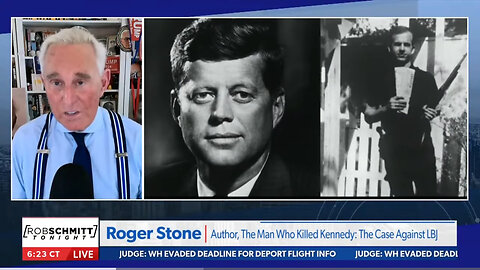 Substantial evidence against LBJ in JFK assassination: Roger Stone | Rob Schmitt Tonight