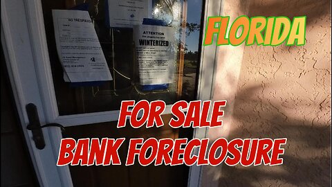 Florida Bank Foreclosure Flip potential