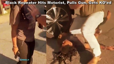 Black Female Hits Motorist Pulls Gun Gets Killed