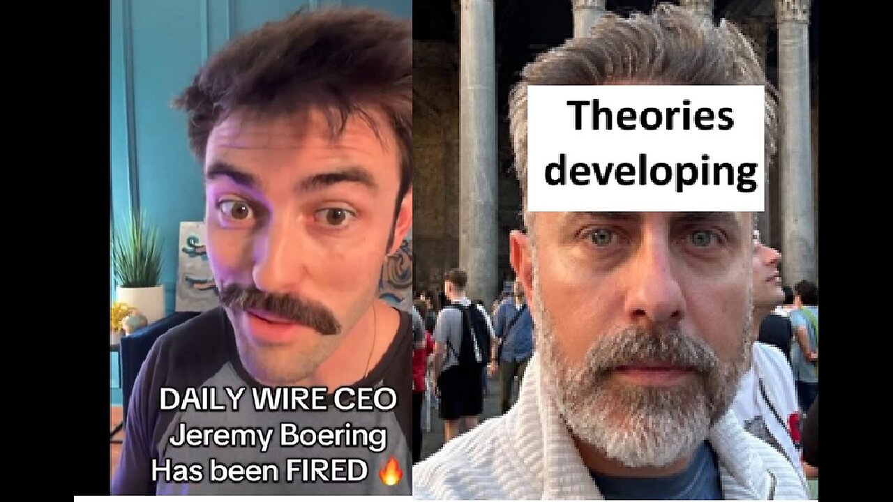 Jeremy Boring stepping down from the Daily Wire, theory by Ian Carroll