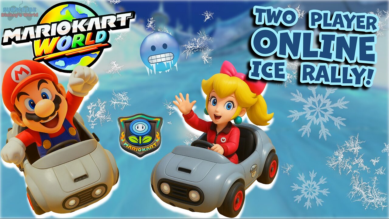 Mario Kart World – Ice Rally Knockout Tour (Online!) | 2-Player No Commentary [4K | Switch 2]