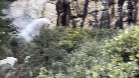 A rock going to the bathroom.