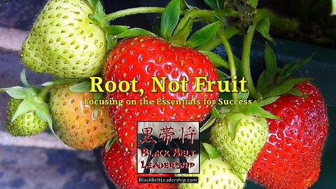 Root, Not Fruit