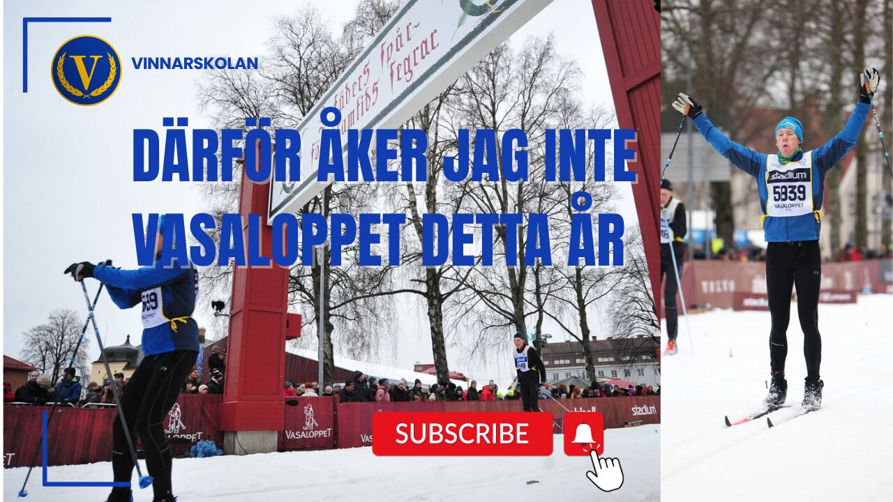 Därför avstår jag Vasaloppet i år (2025)