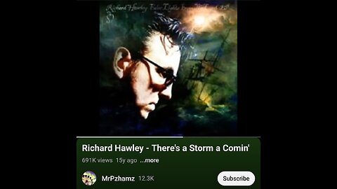 There's a Storm a Comin' by Richard Hawley