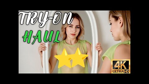 4K Transparent Lingerie Dress Try On Haul | See through Sheer fashion transparent dress bikini haul