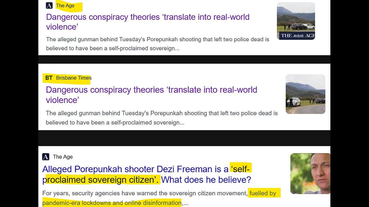The tragedy of Porepunkah and the media messaging