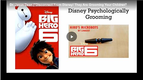 "Dr. Jason Dean Warns: 'Disconnect from Disney, They're Grooming Your Children'"