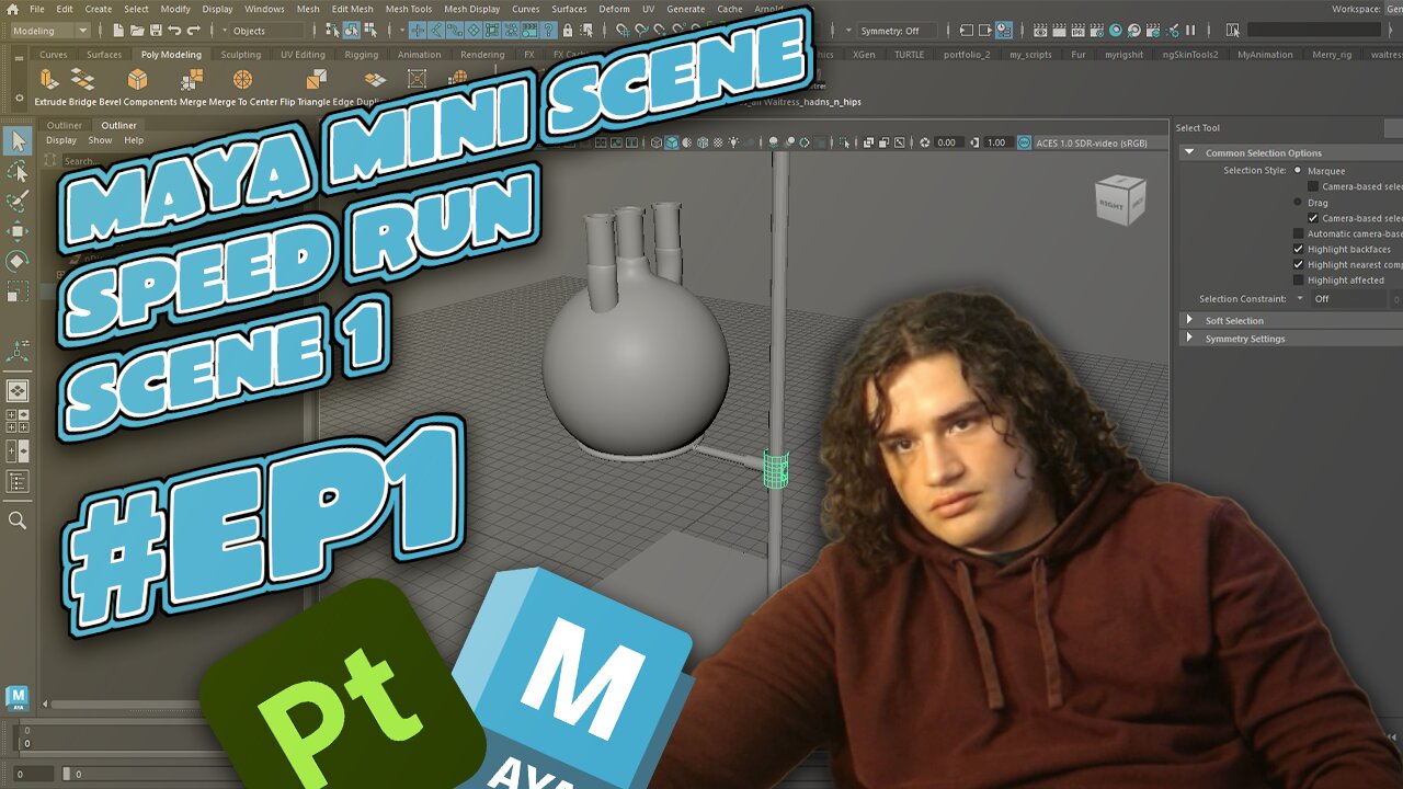 Maya Speed Run Scene 1 Ep1