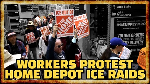Day Laborers Stage BRILLIANT Anti-ICE Protest INSIDE Home Depot