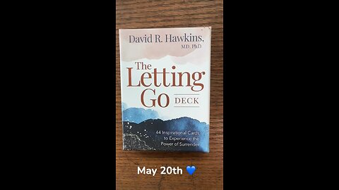 5/20/25 card: letting go