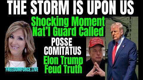 STORM UPON US? MOMEMT NATIONAL GUARD CALLED, ELON - LIVE Sunday June 8, 25