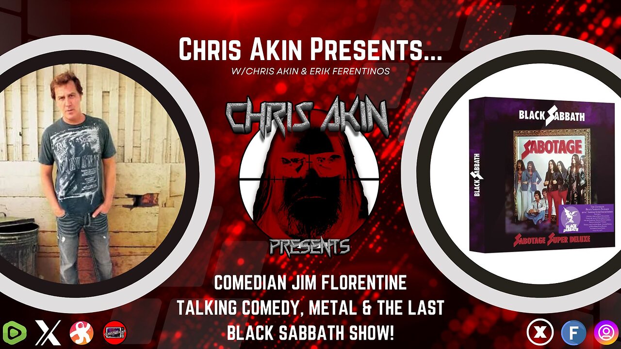 Jim Florentine UNFILTERED: Sabbath, ACDC, Jelly Roll & Comedy That'll Make You Spit Coffee! (Free)
