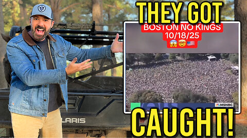 Video of MSNBC airing a FAKE CROWD for NO KINGS! | Buddy Brown
