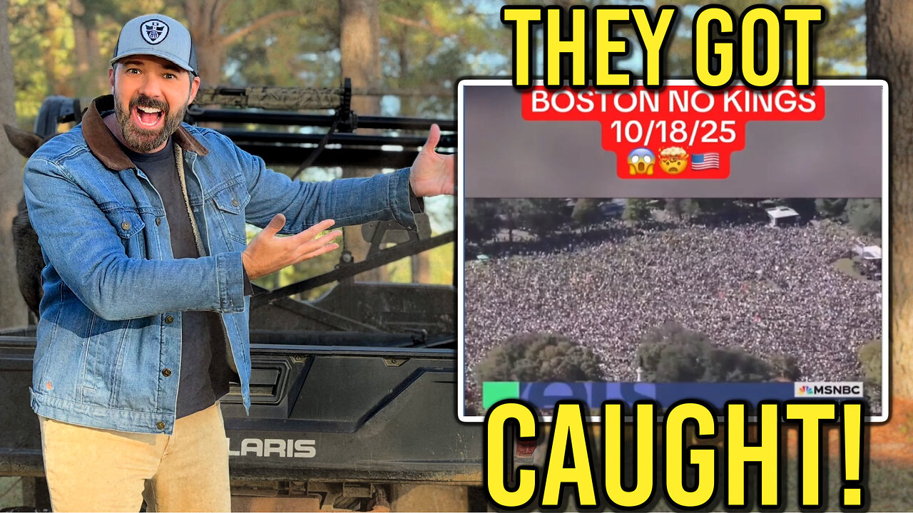 Video of MSNBC airing a FAKE CROWD for NO KINGS! | Buddy Brown