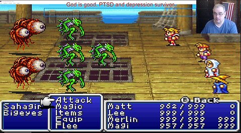 Final Fantasy 1987 NES original. Dawn of Souls and chat.