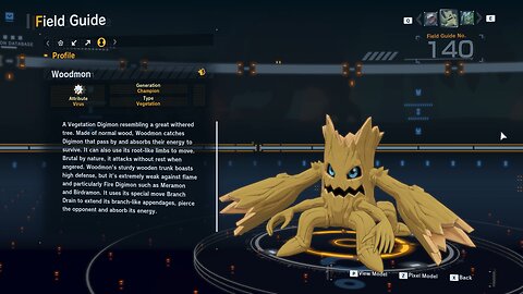 woodmon all digivolution/de-digivolution/profile Digimon Story Time Stranger