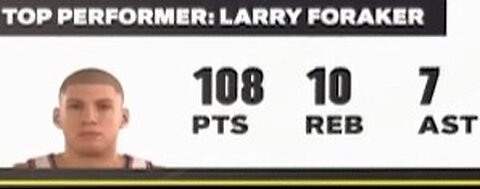 108 Point Double Double by halftime MyCareer ROOKIE SG S5 NBA 2K25