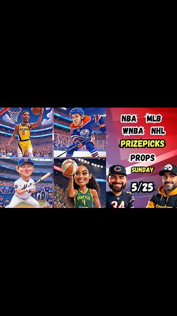 🔥 9 HOT MLB PROPS | 🏀 NBA PROPS | ⚾️ MLB PICKS TODAY | Sunday 5/25/25