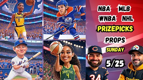 🔥 9 HOT MLB PROPS | 🏀 NBA PROPS | ⚾️ MLB PICKS TODAY | Sunday 5/25/25