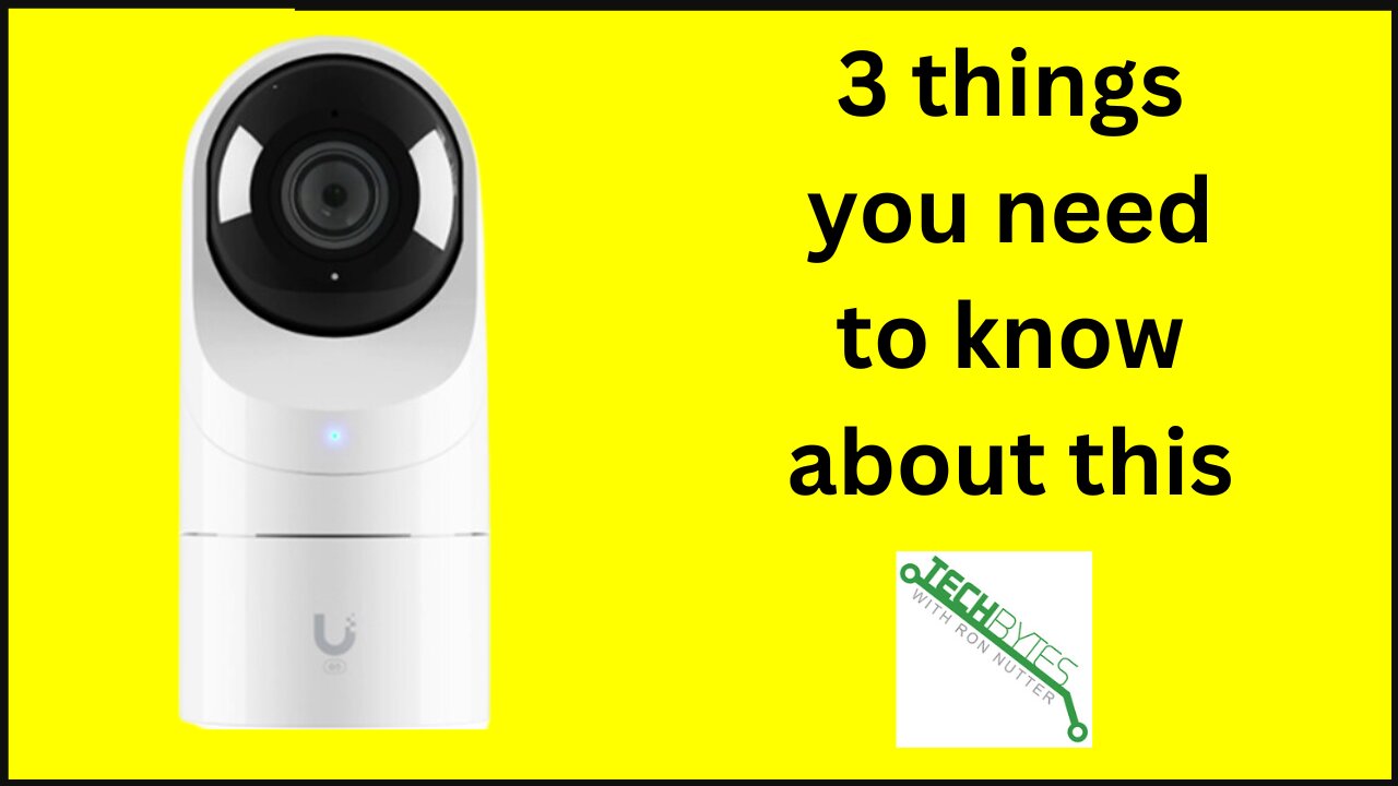 3 thing you need to know about the Ubiquiti UniFi G5 Flex – 2K HD PoE Surveillance Camera