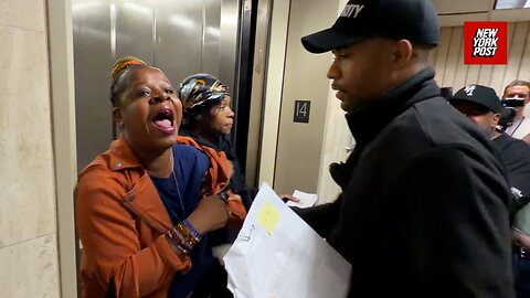 Woman erupts at masked ICE agents after family member detained in NYC