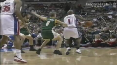 Chauncey Billups 21 Points 7 Ast Vs. Sonics, 2005-06.