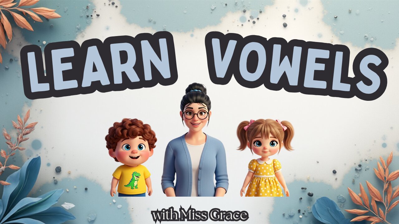 “Vowels A E I O U Explained for Kids | Learn Vowel Sounds & Examples with Miss Grace