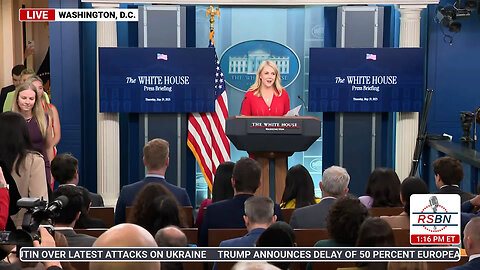 FULL SPEECH: White House Press Secretary Karoline Leavitt Holds a Press Briefing - 5/29/25