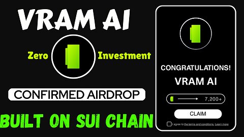 👻 VRAM AI Airdrop Full Guide Free to Join with Built on SUI Chain || by Perfect Player