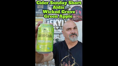 Cider Sunday Short: Aldis' Wicked Grove Green Apple Hard Cider