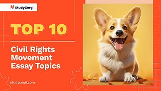 TOP-10 Civil Rights Movement Essay Topics