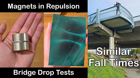 🔬#MESExperiments 52: Magnets in Repulsion Bridge Drop Tests