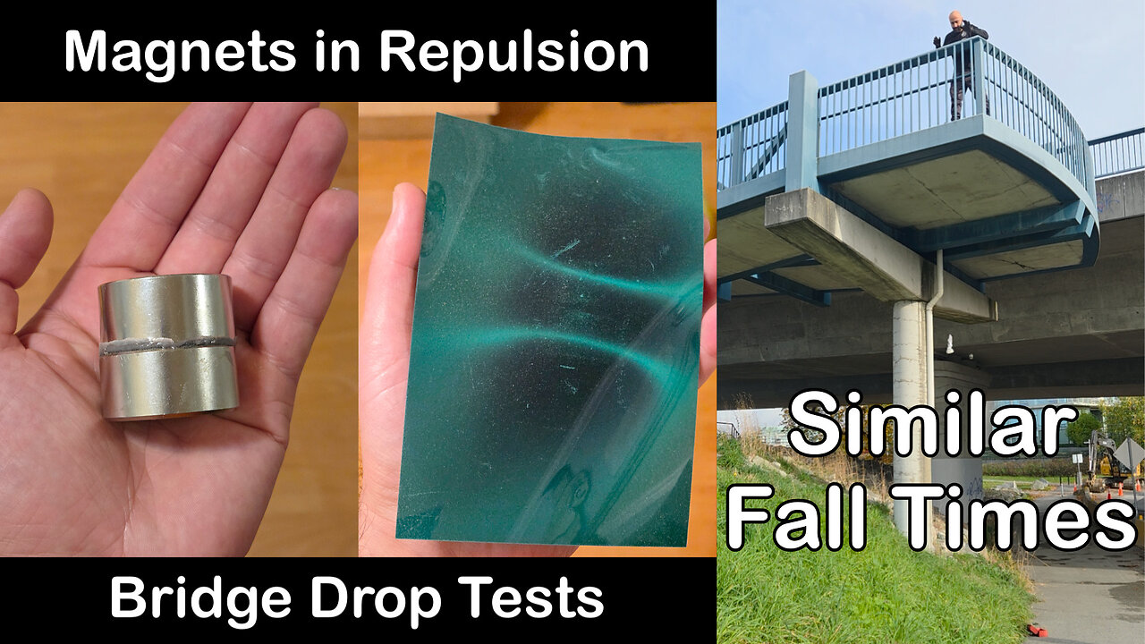 🔬#MESExperiments 52: Magnets in Repulsion Bridge Drop Tests
