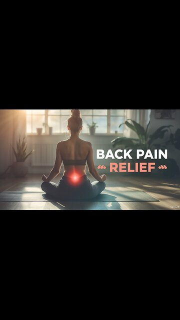 🥹❤️ Back Pain Relief Yoga — Reduce Back Pain Naturally! #Shorts