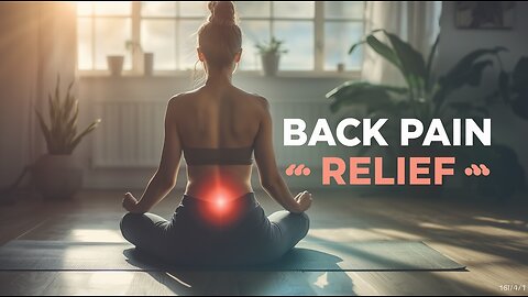 🥹❤️ Back Pain Relief Yoga — Reduce Back Pain Naturally! #Shorts