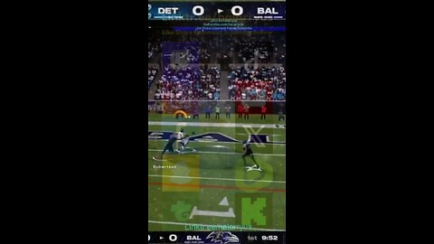 1st Score BAL 6 vs DET 0 #AllMadden #Madden25 #NFLmadden #madden