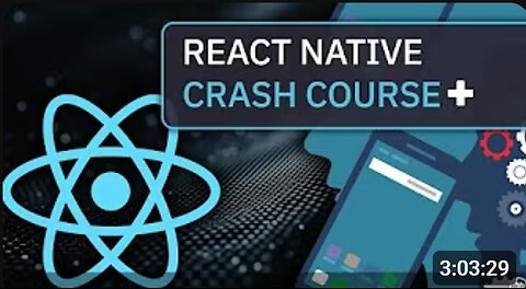 🚀 React Native Crash Course+ | Build a Mobile App in 3 Hours! 📱✨