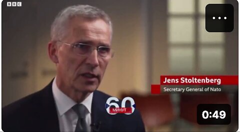"NATO Chief Warns of Sanctions Against China Over Behavior Towards Russia"