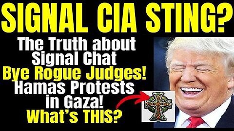 Trump on Fire! Signal Sting? Gazans Protest Hamas!