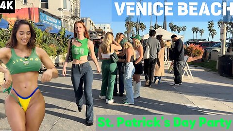 ☘️ 🌈 St. Patrick’s Day on Venice Beach – A Wild & Green Celebration