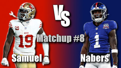 Malik Nabers VS Deebo Samuel : WR1 Elimination Matchup #8