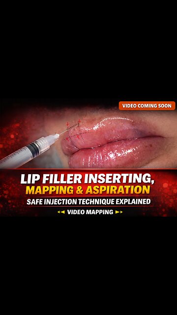 Lip Filler Inserting, Mapping, & Aspiration. “VIDEO COMING SOON”