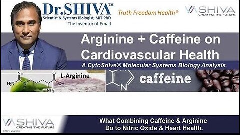 Dr.SHIVA™: Arginine and Caffeine on Cardiovascular Health @CytoSolve Systems Analysis(4/23)