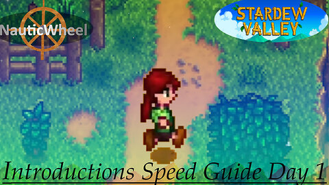 Stardew Valley - Introductions Speed Guide[First Day]