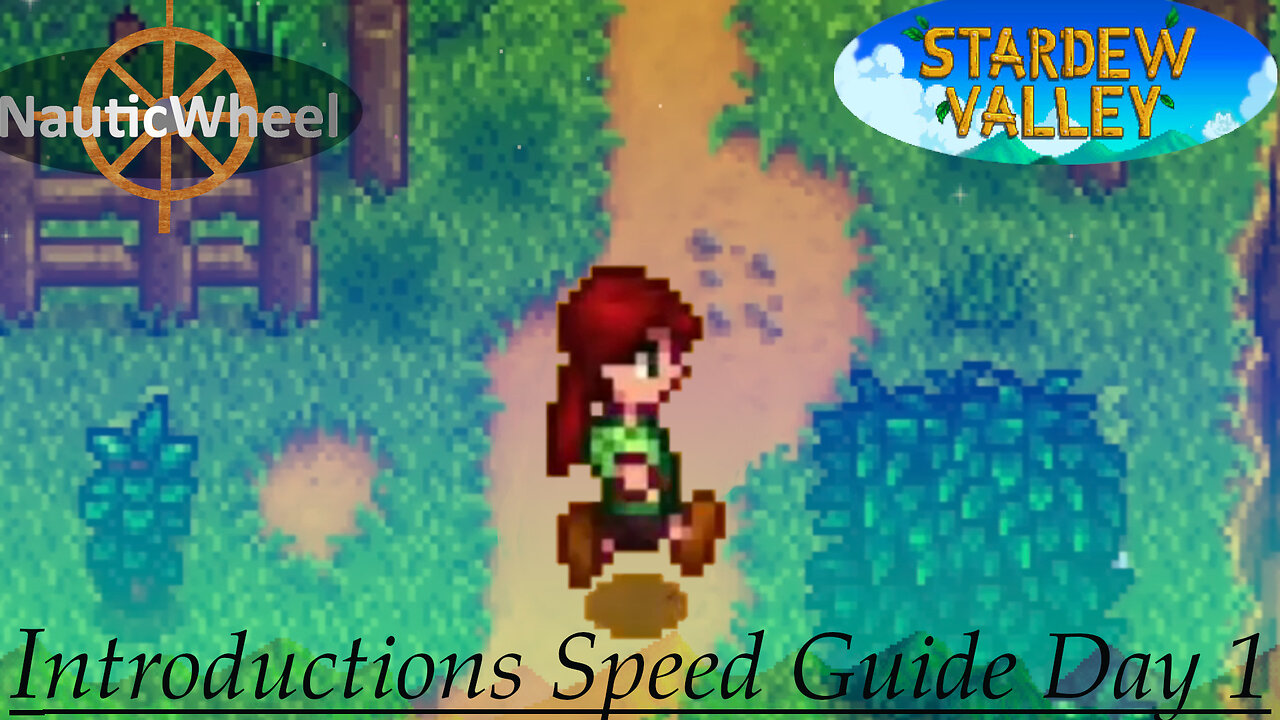 Stardew Valley - Introductions Speed Guide[First Day]