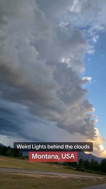 A video of an unusual glow in the sky, filmed on September 11 in the American state of