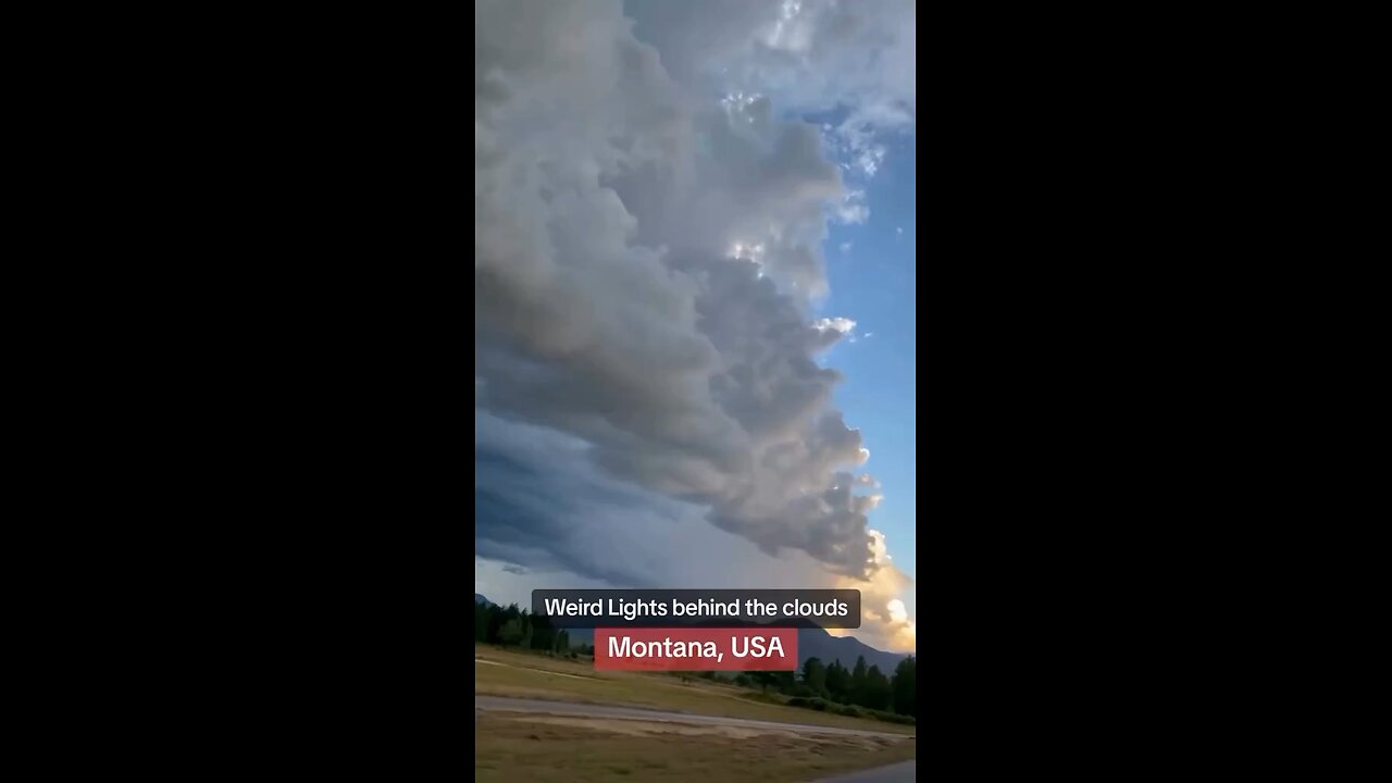 A video of an unusual glow in the sky, filmed on September 11 in the American state of