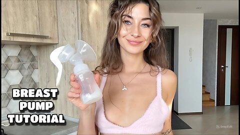 [4K] First Time Using a Breast Pump _ Relaxing Routine & Gentle Sounds